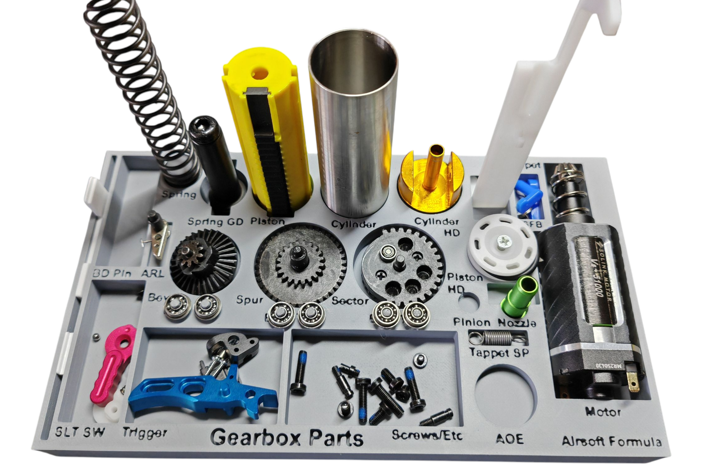 Gearbox Part Tray Extended